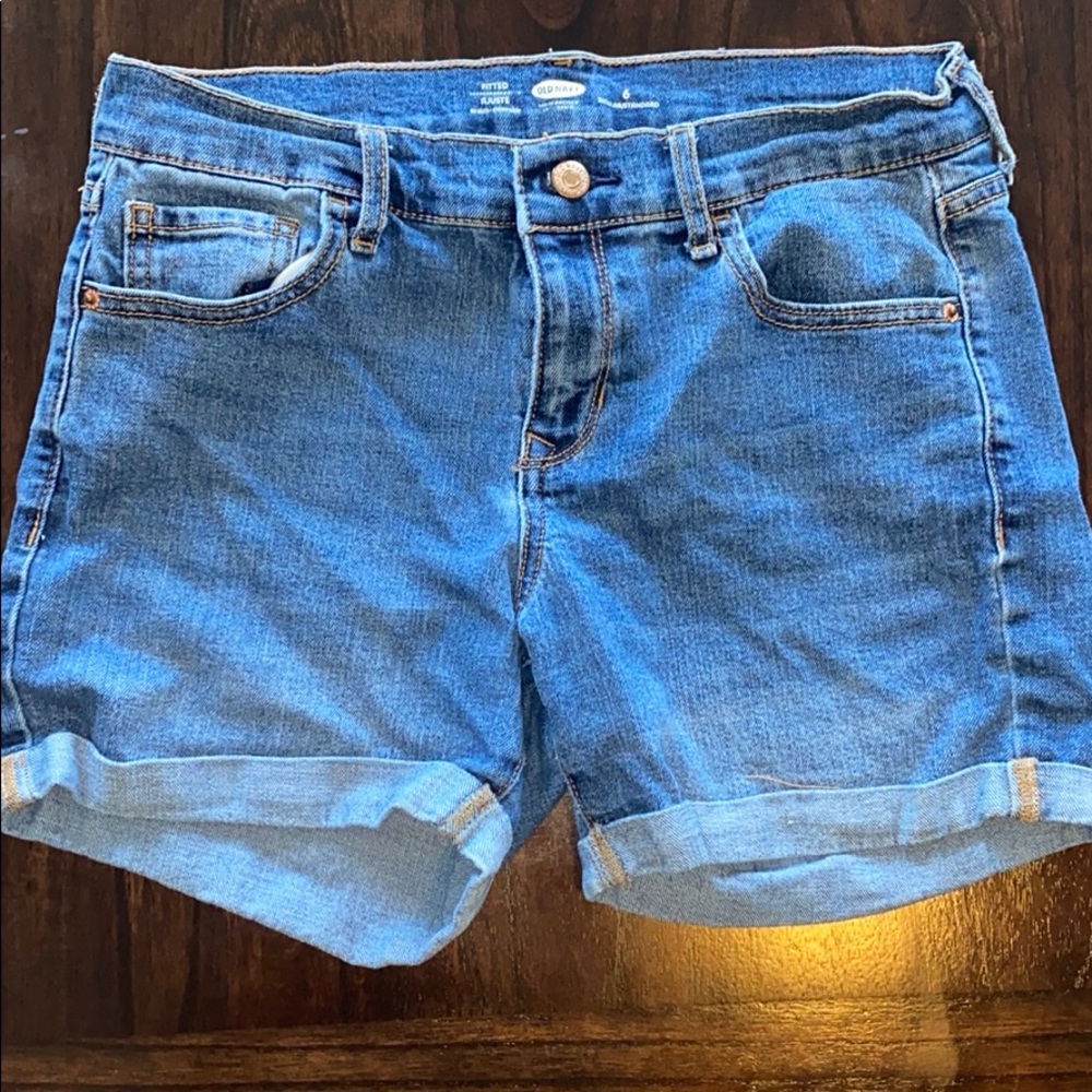 Old Navy Blue Jean Fitted Shorts